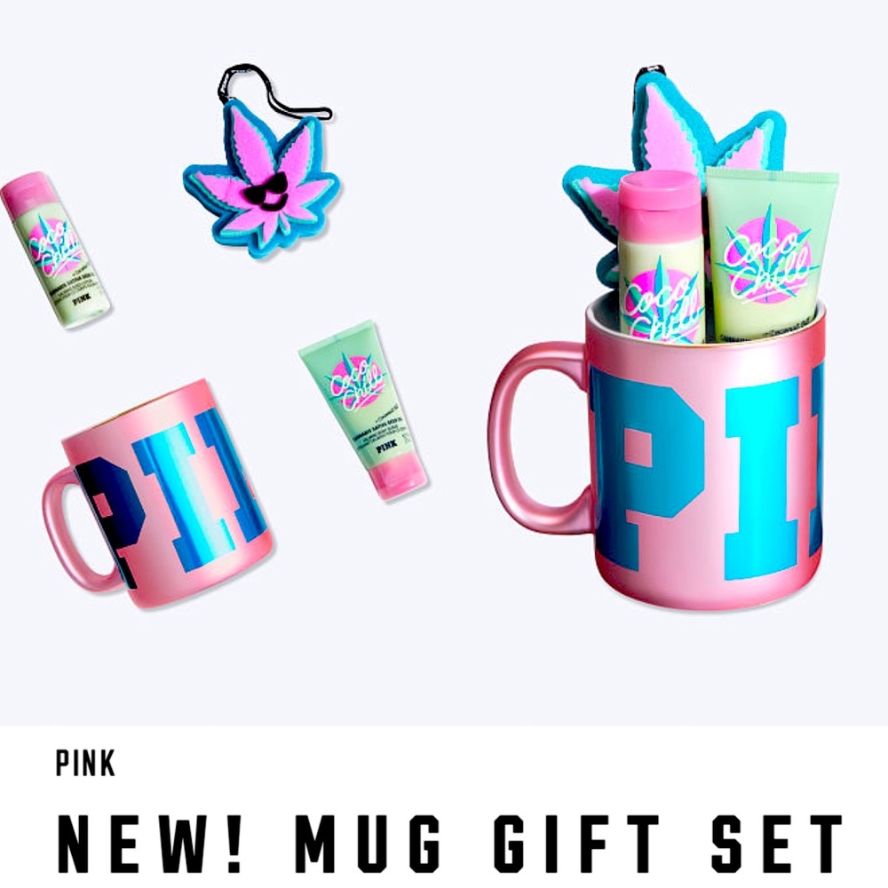 PINK Mug Gift Set